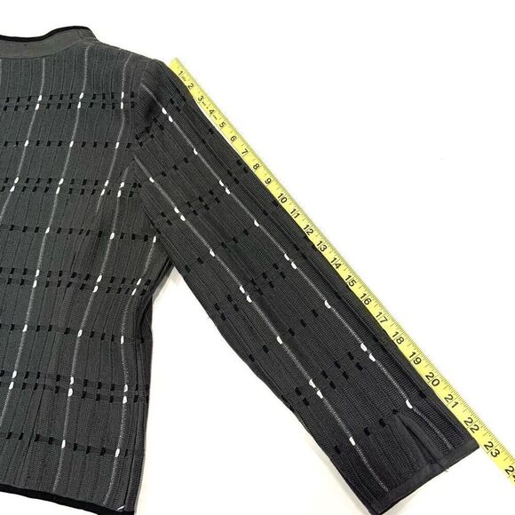 MING WANG Sweater Blazer (Sz Petite Large) - Picture 10 of 10